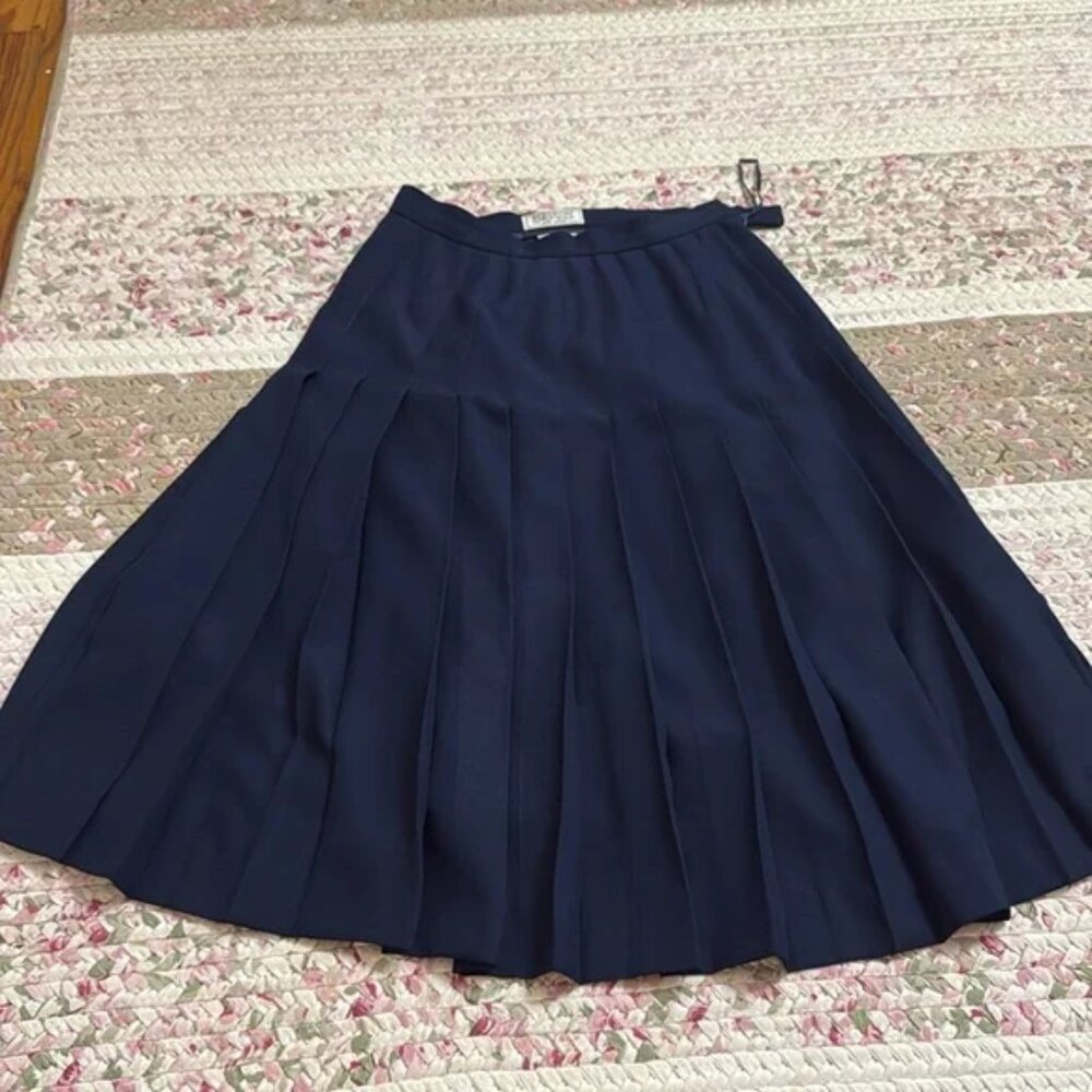 Bergdorf Goodman Vintage Pleated Skirt Sz 4